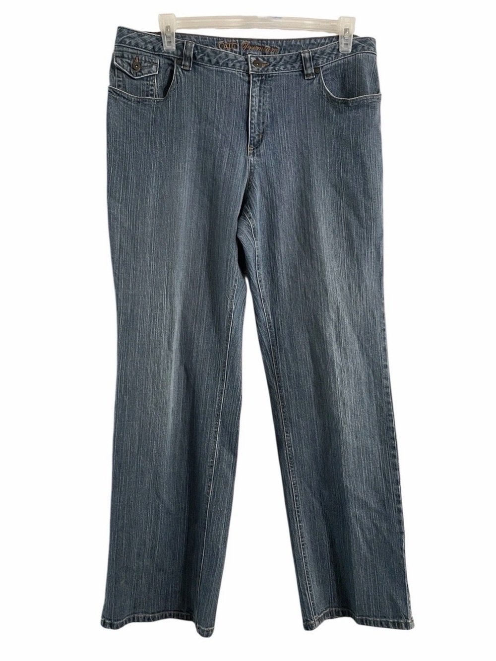 Womens Plus Size 18W Cato Premium Straight Leg Jeans